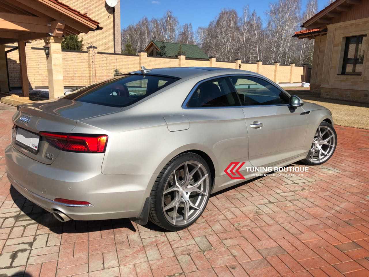 Audi A5 на 20" дисках Rohana RFX5 Brushed Titanium фото 1